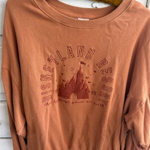 Disney Rust-Orange Castle Sweatshirt
